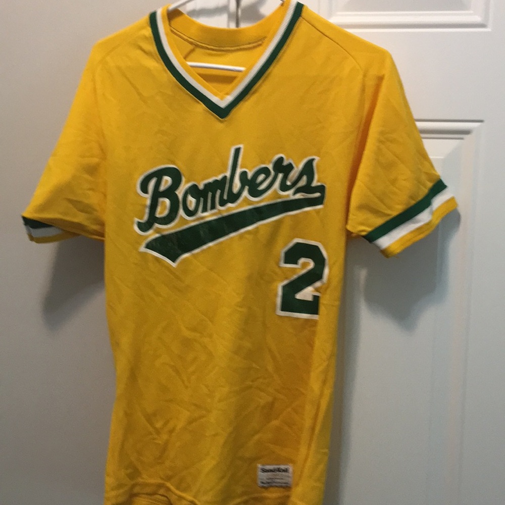 Vintage Sandknit The Bombers retro baseball jersey